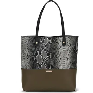 Stylische Victory Handtasche in Grün - Ideal für jeden Anlass KP11940 - Grün, Schwarz