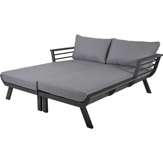 Garden Pleasure DELIA Doppelliege 174 x 85 x 62 cm Dunkelgrau