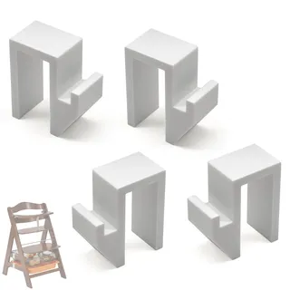 Adapter für Hauck Hochstuhl Zubehör - Adapter für Ikea Trofast Box, Zubehör für Hauck Alpha Plus, Beta Plus, Kinderstuhl Ersatzteile für Hauke Hochstuhl, für Trofast Gitterkorb Kunststoffbox (4 Stück)