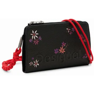 DESIGUAL Mone Flor Yvette Emma 2.0 Maxi Geldbörse Damen schwarz