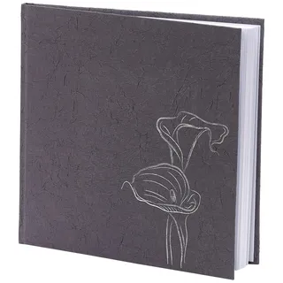 Pagna Gedenkbuch Calla (Kondolenzbuch, 180 Seiten), Grau