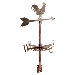 Wetterfahne Hahn Metall 33cm x 55cm Retro Rostschutzbeschichtung