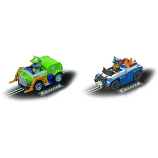 Carrera First PAW Patrol - Rocky Rennauto I Maßstab 1:50 I Rennauto Rennbahn First I Für Kinder ab 3 Jahren & Erwachsene & 20065023 PAW Patrol - Chase