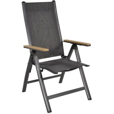 Bild von Arezzo Verstellbarer Stuhl 57 x 69 x 103 cm anthrazit