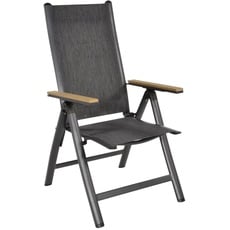 Bild Arezzo Verstellbarer Stuhl 57 x 69 x 103 cm anthrazit
