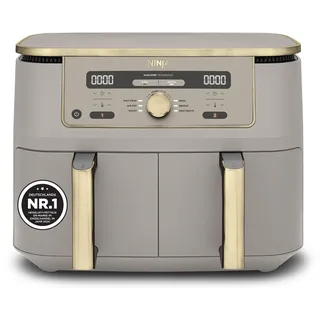 Ninja Dual Zone Digital Air Fryer DZ400EUSTGD Stone/Gold