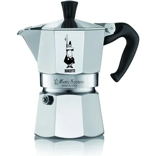 Bialetti Moka Express 0,09 l 2 Tassen Silber