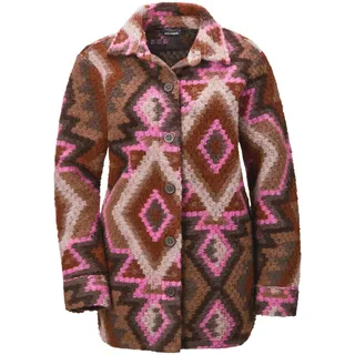 GOLDNER Wolljacke »Kurzgröße Hemdjacke«, braun