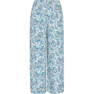 MERRO damen hose - blau mehrfarben, L