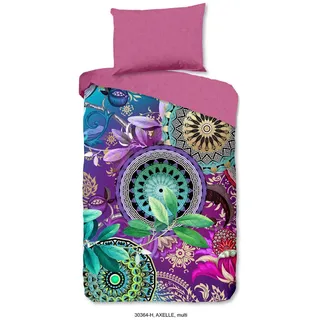 Bettwäsche , Multicolor , Textil , Mandala , 140x200 cm , atmungsaktiv , Heimtextilien, Bettwäsche & Leintücher, Bettwäsche, Satin-Bettwäsche