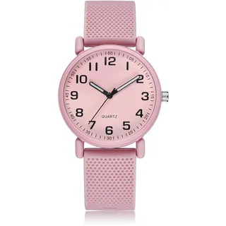 CIVO Armbanduhr Damen Analog Wasserdicht: Elegant Rosa Minimalistisch Damen Uhr - Kleid Beiläufig Mode Quarz Designer Teenager