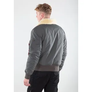 Alpha Industries Herren Jacke Jacke Injector III, grau (Greyblack 136), Small