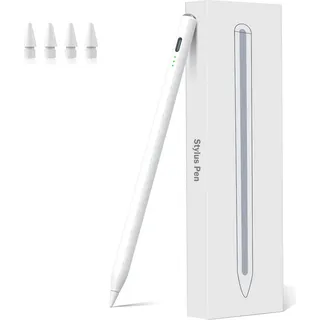 Fulkeley Stylus-Stift kompatibel mit iPad 2018–2024 – magnetisch & neigungsempfindlich - Schwarz