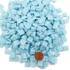 Armena 1x1cm Mosaikstein Mosaikfliesen Glas 1x1 cm 300g ca 420 Stück-Leicht Blau, 210104150a11