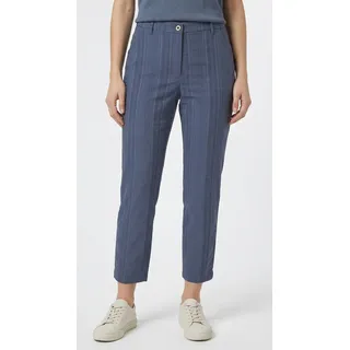 KjBRAND 7/8-Hose "BEA 7/8" bügelfrei, mittelblau gestreift