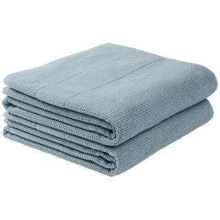 SCHIESSER Turin Handtuchset 2-tlg. blau