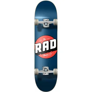RAD Logo Progressive Skateboard Navy 7.75"