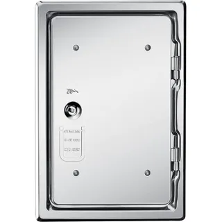 Upmann Kamintür Edelstahl 20 x 30 cm Weiß