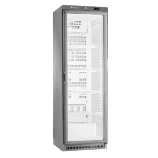 SARO Kühlschrank, Glastür, Modell ARV 430 CS A PV, Robuster Kühlschrank mit Glastür für die sichere Lagerung von Lebensmitteln, 1 Stück