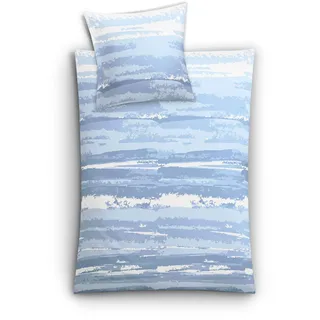 KLEINE WOLKE Bettwäsche »Ballade« 2 Stk. tlg. in Blautönen blau