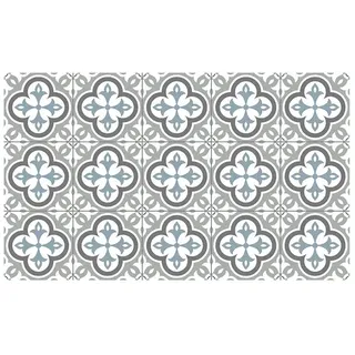 Stor Planet Croma Hidra Vinyl Teppich 45x75 Cm - Grey / White - One Size