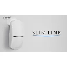 Satel, Bewegungsmelder, SLIM-PIR-PRO motion detector Passive infrared (PIR) sensor/Microwave sensor White (24 m)