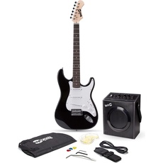 PDT RockJam Elec Guitar Super Kit Black, Gitarre
