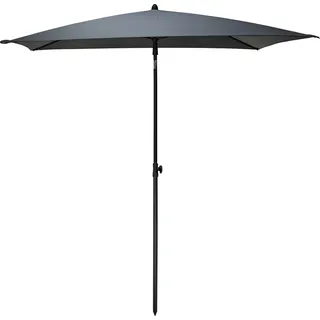 Sonnenschirm für Balkon - ca. 1,25 x 2,00m - Farbe: grau - Grau