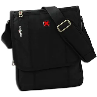 Travel N Meet Damen Herren Tasche Polyester schwarz 24x10x29 OTD4200S - Schwarz