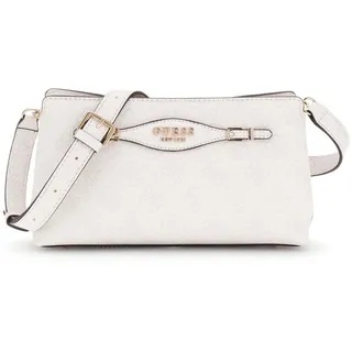 GUESS Umhängetasche Katya Crossbody Top Zip White Logo