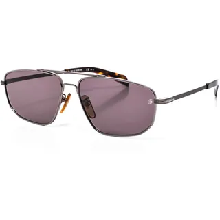 David Beckham Rechteckige Piloten-Sonnenbrille aus Metall für Herren 7049GS - Silber