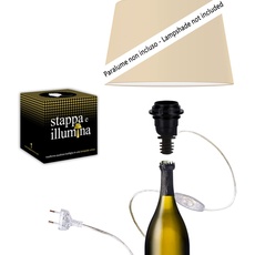 E27 Flaschenadapter, Flaschenlampen Adapter-Kit, für Magnum Champagner, Wein, Gin, Whisky