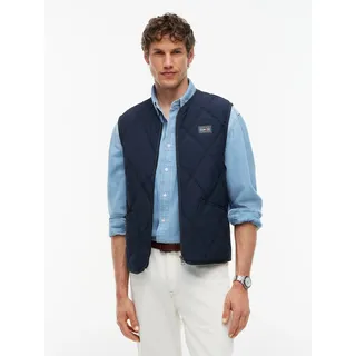 Tommy Hilfiger Steppweste "DIAMOND QUILT" mit Rautensteppung und Reißverschluss, desert sky