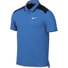Bild Herren Tennispolo NikeCourt Advantage Dri-FIT blau | L