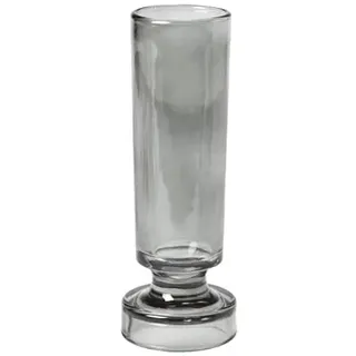 broste Copenhagen Petra Vase, Glas, grau, 17cm