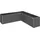 Belvedere MIDI 201 x 201 x 61 cm Dunkelgrau-metallic