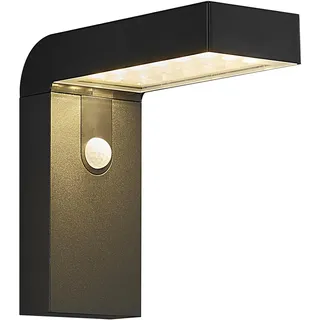 Nordlux Außenwandleuchte Kunststoff, Metall 20,0 cm inkl. Bewegungsmelder schwarz