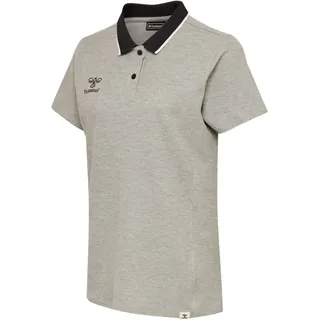 hummel Move Kurzarm-poloshirt - Grey Melange XL