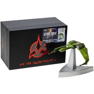 Corgi CC96612 Star Trek Klingon Bird-of-Prey 'HMS Bounty' Druckguss-Modell mit Präsentationsständer - Star Trek IV: The Voyage Home Detaillierte Replik Modell Schiff, Sammlerstück Druckguss-Modelle