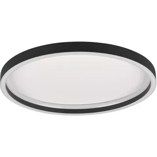 Trio Rotonda 1-flammig rund schwarz matt Ø 35 cm