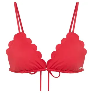 hugo underwear Triangel-Bikini-Top wellenförmige Kanten, Bänder zum binden