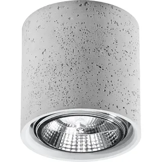 Sollux Deckenleuchte CULLO Beton 1xGU10 10W Beton 14x14x14cm Sollux Lighting