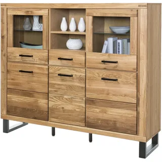 Home Affaire Highboard 158,5 x 140 x 40 cm braun