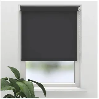 SOLUNA Tageslichtrollo T23 schwarz 180x190 cm inkl. Klemmträger