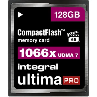 Integral ultima PRO UDMA7 R160/W135 CompactFlash Card 1066x 128GB (INCF128G1066X)