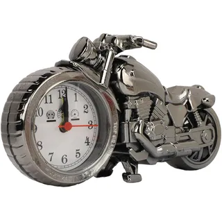 Vintage-Motorrad-Wecker, batteriebetrieben, Tischuhr, Regaluhr, Kinderzimmer-Dekoration, Geschenk