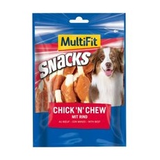 MultiFit Snacks Chick 'n' Chew Nr.3 mit Rind 500 g