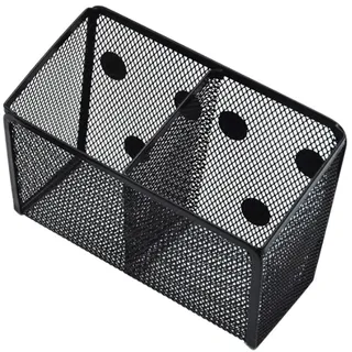 Stiftehalter, Magnetischer Stifthalter für Kühlschrank,Metall Mesh Aufbewahrungskorb für Spind-Zubehör, Whiteboard, Stifteköcher Schreibtisch Organizer und Bleistift Aufbewahrungsbox für Büro