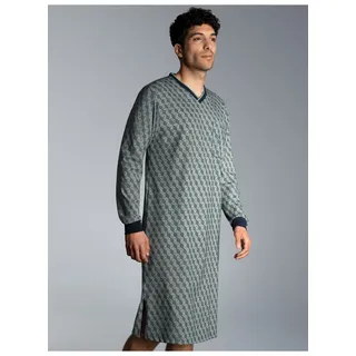 Trigema Pyjama »TRIGEMA Nachthemd mit Allover-Print« 1 tlg., blau