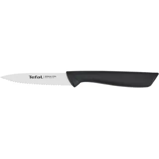 Tefal Colorfood Schälmesser 8 cm gezahnt Schwarz